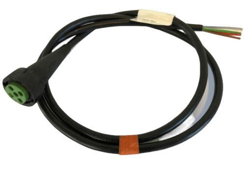 Aspöck kabel med stik 5-pol grøn 1,0m