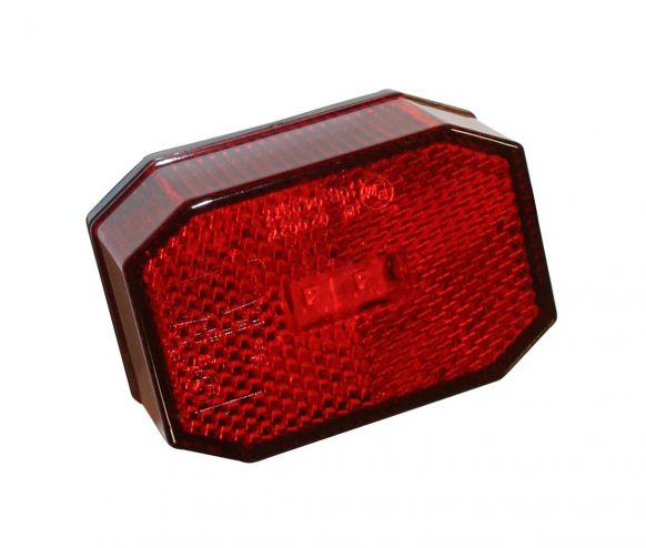 Aspöck Flexipoint 1 LED markeringslygte rød 9-32V