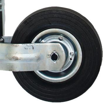 Hjul til støttehjul 200x60 Knott gummi/stålfælg