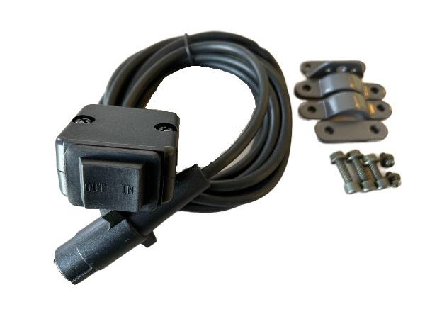 Fjernbetjening Thor Winch ATV 12V, til Thor Winch, med kabel, til 3- og 4-pol stik