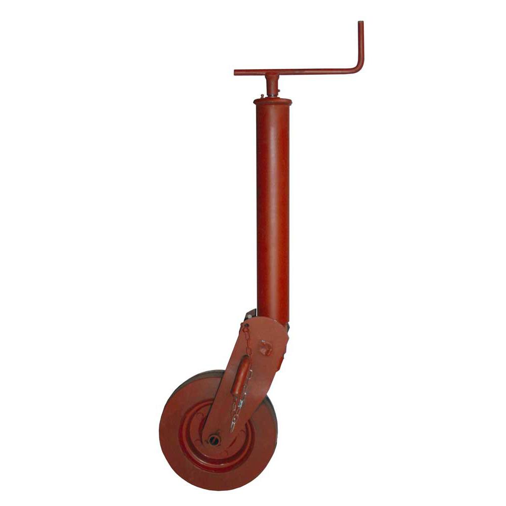 Støttehjul Ø70mm 1200Kg AL-KO halvauto. 250x80mm hjul gummi/stål
