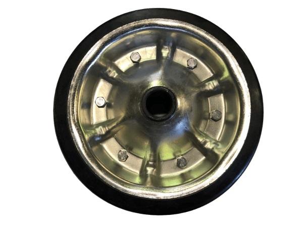 Hjul til støttehjul 260x65 AL-KO 800Kg, gummi/stålfælg, nav Ø30x80mm