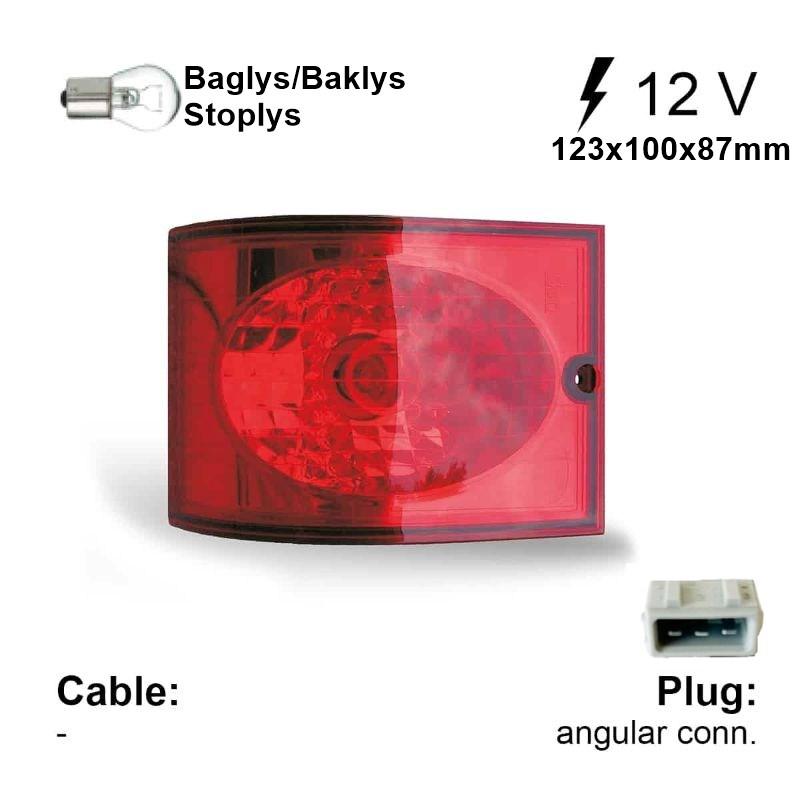 Baglygte Jokon 810 BRS 12V bag og stoplys