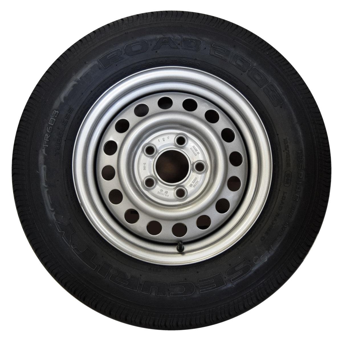 Hjul 185R14C TL 104/102N 5 bolthuller kugle