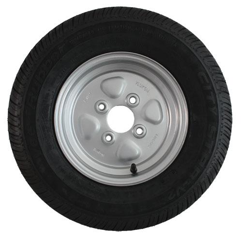 Hjul 5.00-10 78N 6 lag 4 bolthuller